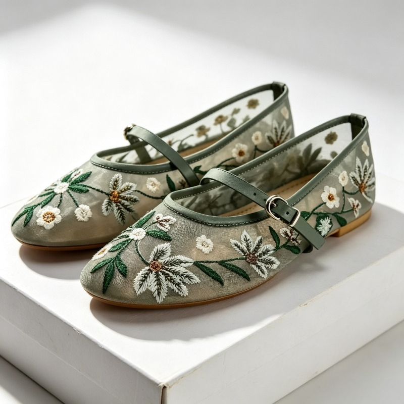 Ethnic Fashion Design - Zapatos planos de Ballet de ocio