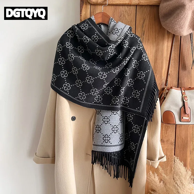 Go Ethnic Fashion - Bufanda de invierno de cachemira para