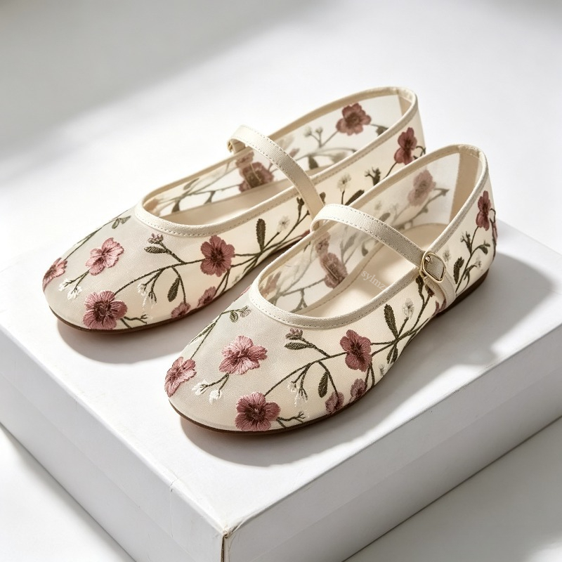 Zapatos planos de Ballet de oc - Ethnic Fashion Design reseña y precio