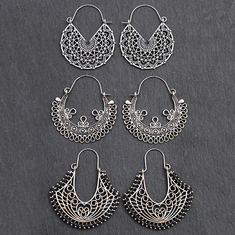 Pendientes indios colgantes ge - Ethnic Fashion India reseña y precio