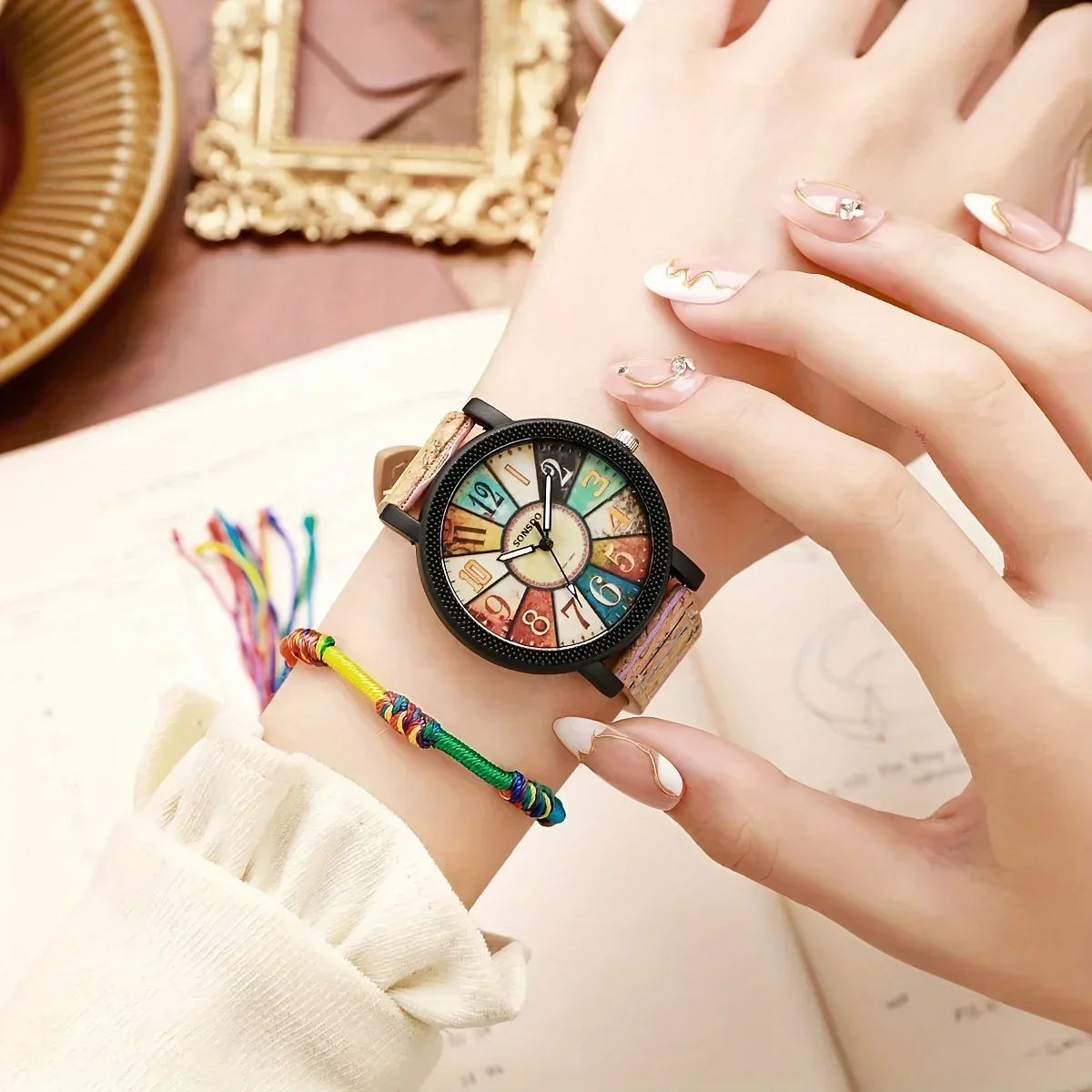 Reloj de cuarzo para mujer de  - Ethnic Modern Fashion reseña y precio